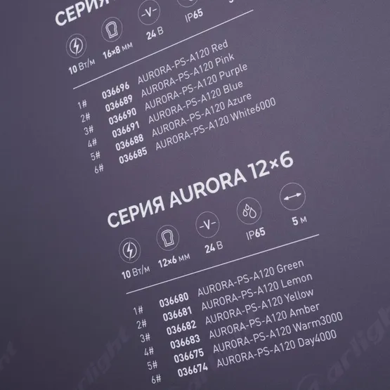 Фото #8 товара Стенд Гибкий Неон AURORA-830x600mm (230V) (Arlight, -)