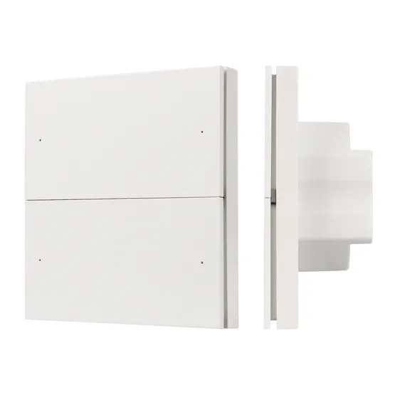 Фото #1 товара INTELLIGENT ARLIGHT Кнопочная панель SMART-DMX512-801-22-4G-4SC-DIM-IN White (230V, 2.4G) (IARL, IP20 Пластик, 5 лет)