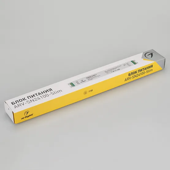 Фото #2 товара Блок питания ARV-SN24100-Slim (24V, 4.17A, 100W, 0-10V, PFC) (Arlight, IP20 Пластик, 3 года)