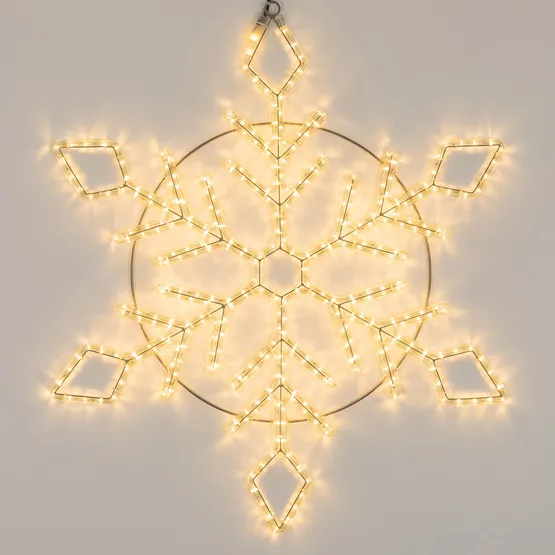 Фото #3 товара Фигура светодиодная ARD-SNOWFLAKE-M9-900x900-360LED Warm (230V, 22W) (Ardecoled, IP65, 1 год)