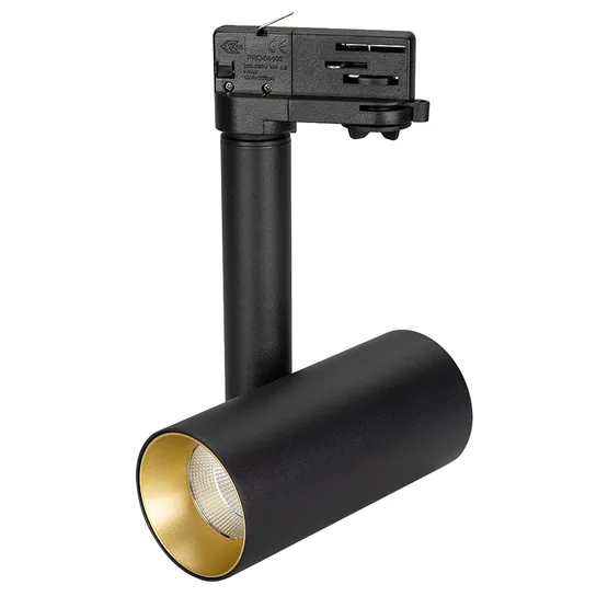 Фото #1 товара Светильник SP-POLO-TRACK-PIPE-R65-8W White5000 (BK-GD, 40 deg) (Arlight, IP20 Металл, 3 года)