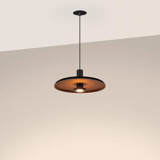 Фото #5 товара Светильник SP-KOTARO-R350-12W Warm3000 (BK-CF, 36 deg, 230V, TRIAC) (Arlight, IP20 Фетр, 3 года)