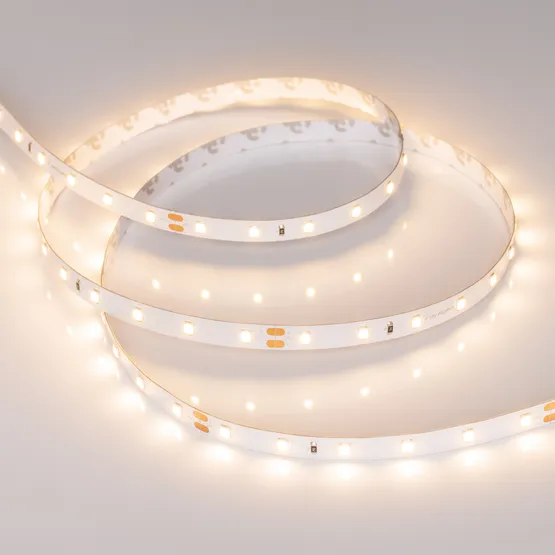 Фото #3 товара Светодиодная лента RT-A60-8mm 24V Warm3000 CRI98 (7.2 W/m, IP20, 2835, 5m) (Arlight, Открытый)
