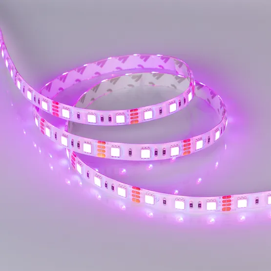 Фото #7 товара Светодиодная лента RTW 2-5000SE 12V RGB 2x (5060, 300 LED, LUX) (Arlight, 14.4 Вт/м, IP65)