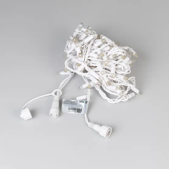 Фото #4 товара Светодиодная гирлянда ARD-STRING-CLASSIC-10000-WHITE-100LED-FLASH PINK (230V, 7W) (Ardecoled, IP65, 1 год)