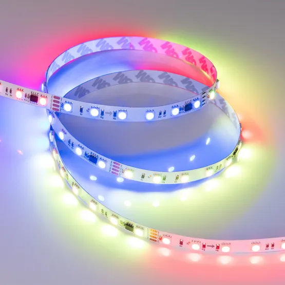 Фото #3 товара Светодиодная лента DMX-B60-10mm 24V RGB-PX6 (15 W/m, IP20, 5060, 5m) (Arlight, -)