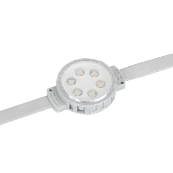 Фото #2 товара Модуль управляемый DMX-B6-D50-30 24V RGBW White (1.8W, IP68, 120 deg) (Arlight, Пластик, 3 года)