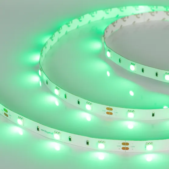 Фото #4 товара Светодиодная лента RT 2-5000 12V Green (5060, 150 LED, LUX) (Arlight, 7.2 Вт/м, IP20)