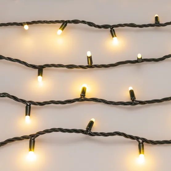 Фото #2 товара Светодиодная гирлянда ARD-STRING-PRO-1000-GREEN-100LED-MILK-PULSE Warm (230V, 7W) (Ardecoled, IP65, 2 года)