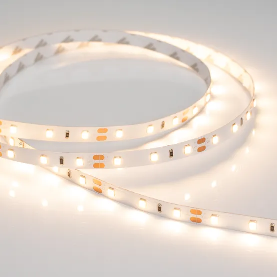 Фото #2 товара Светодиодная лента RT 2-5000 12V Warm3000 (2835, 300 LED, PRO) (Arlight, 7.2 Вт/м, IP20)