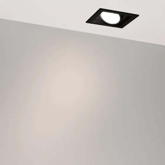 Фото #5 товара Светильник MS-VORTEX-BUILT-S117x117-20W Day4000 (BK-BK, 20 deg, 230V) (Arlight, IP20 Металл, 5 лет)