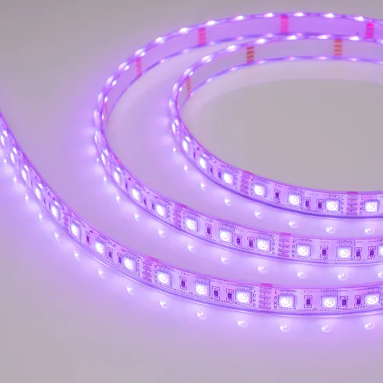 Фото #2 товара Светодиодная лента герметичная RTW-PU-B60-12.5mm 12V RGB (14.4 W/m, IP68, 5060, 5m) (Arlight, -)
