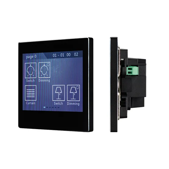 Фото #1 товара Панель Sens SR-KN3521-IN Black (KNX, MULTI) (Arlight, -)