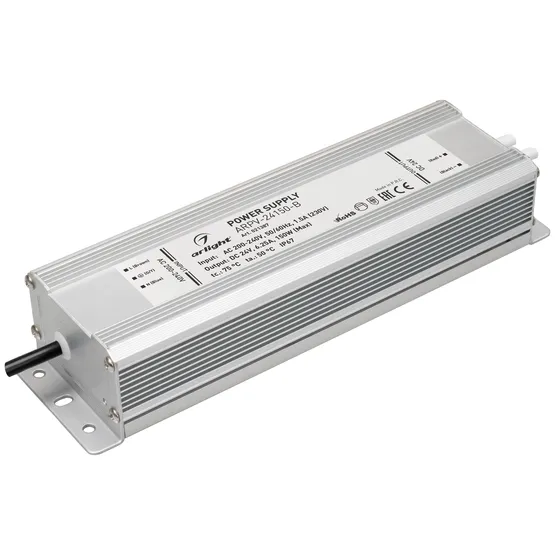 Фото товара Блок питания ARPV-24150-B (24V, 6.3A, 150W) (Arlight, IP67 Металл, 3 года)
