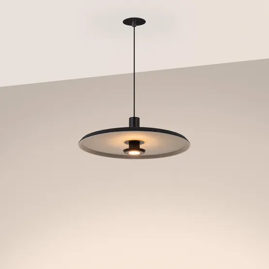 Фото #5 товара Светильник SP-KOTARO-R450-12W Warm3000 (BK-GR, 36 deg, 230V, TRIAC) (Arlight, IP20 Фетр, 3 года)