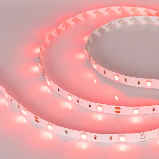 Фото #4 товара Светодиодная лента RT 2-5000 12V Red (5060, 150 LED, LUX) (Arlight, 7.2 Вт/м, IP20)