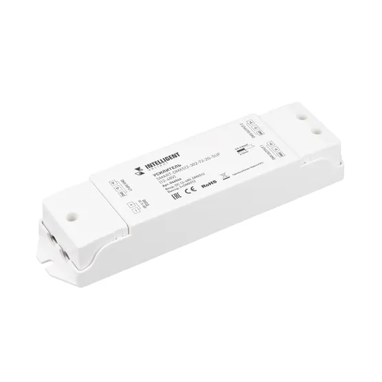 Фото товара INTELLIGENT ARLIGHT Усилитель SMART-DMX512-302-72-2G-SUF (12-48V) (IARL, IP20 Пластик, 5 лет)