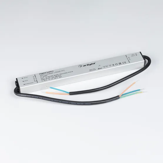 Фото #3 товара Блок питания ARPV-LG48060-LINEAR-PFC (48V, 1.25A, 60W) (Arlight, IP67 Металл, 5 лет)