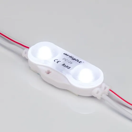 Фото #2 товара Модуль герметичный ARL-BEST2835-2-1W-12V Cool 160deg (Arlight, Закрытый)