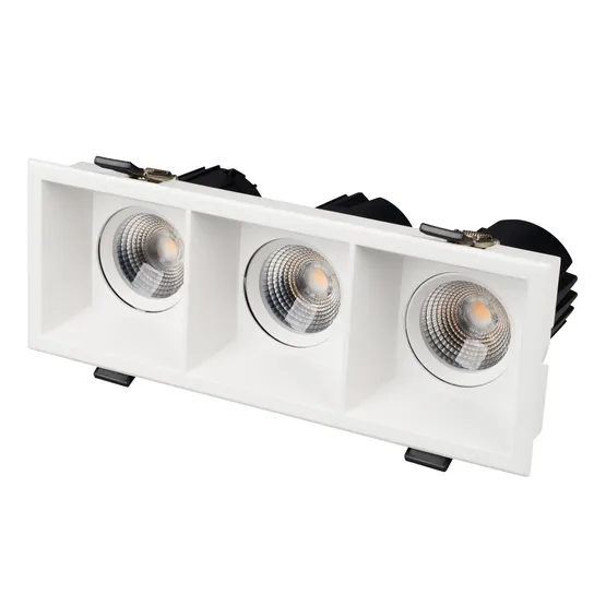 Фото #1 товара Светильник MS-FLOW-BUILT-S230x85-3x6W Day4000 (WH, 38 deg, 230V) (Arlight, IP20 Металл, 5 лет)