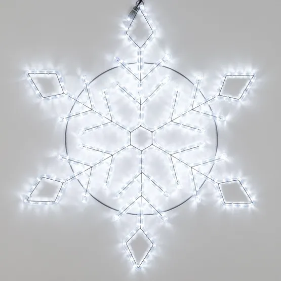 Фото #4 товара Фигура светодиодная ARD-SNOWFLAKE-M9-900x900-360LED White (230V, 22W) (Ardecoled, IP65, 1 год)