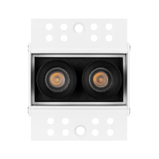 Фото #2 товара Светильник MS-ORIENT-BUILT-TRIMLESS-TC-S38x67-5W Warm3000 (WH-BK, 30 deg, 230V) (Arlight, IP20 Металл, 5 лет)