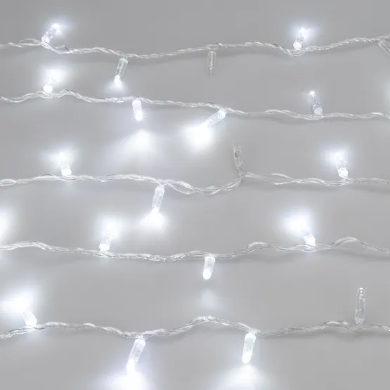 Фото #2 товара Светодиодная гирлянда ARD-STRING-CLASSIC-1000-CLEAR-100LED-PULSE White (230V, 7W) (Ardecoled, IP65, 1 год)