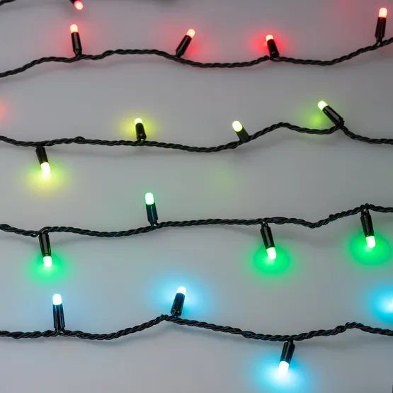 Фото #6 товара Светодиодная гирлянда ARD-STRING-CLASSIC-10000-BLACK-100LED-MILK-LIVE RGB-DMX (24V, 10W) (Ardecoled, IP65, 1 год)