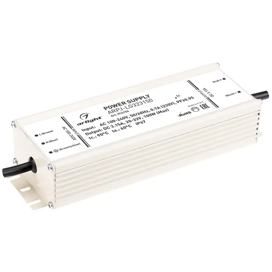Фото товара Блок питания ARPJ-LG323150 (100W, 3150mA, PFC) (Arlight, IP67 Металл, 2 года)
