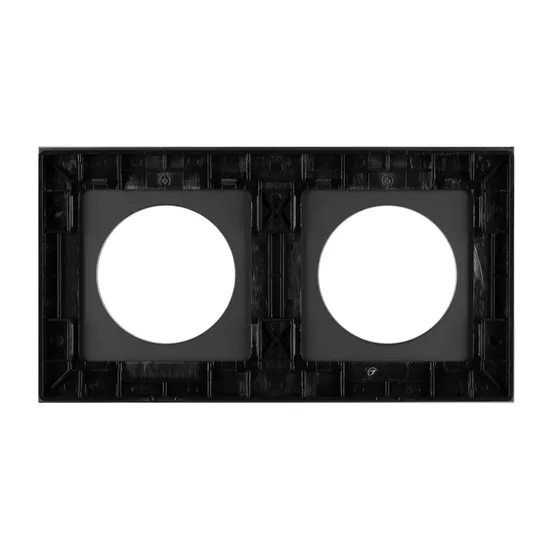 Фото #2 товара Рамка стеклянная FRM-GLARE-GC-2-BK (Arlight, -)