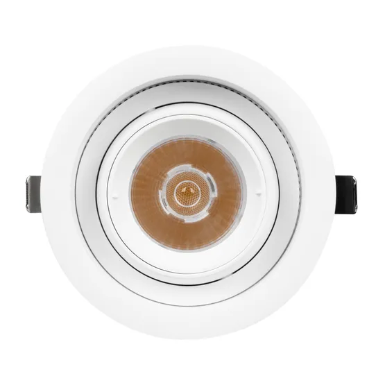 Фото #2 товара Светильник MS-VORTEX-BUILT-R110-20W Warm3000 (WH-WH, 20 deg, 230V) (Arlight, IP20 Металл, 5 лет)