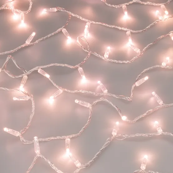 Фото #4 товара Светодиодная гирлянда ARD-STRING-CLASSIC-1000-CLEAR-100LED-PULSE Rose Gold (230V, 7W) (Ardecoled, IP65, 1 год)
