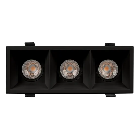 Фото #5 товара Светильник MS-FLOW-BUILT-S230x85-3x6W Warm3000 (BK, 15 deg, 230V) (Arlight, IP20 Металл, 5 лет)