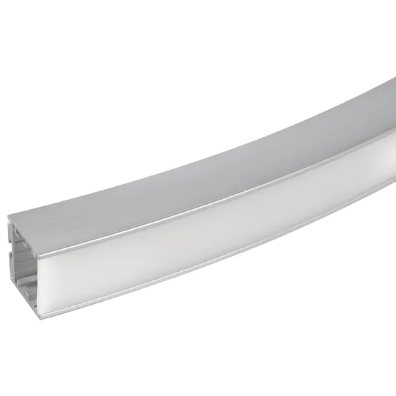 Фото #2 товара Профиль SL-ARC-3535-D1500-W90 SILVER (1180мм, дуга 1 из 4) (Arlight, Алюминий)