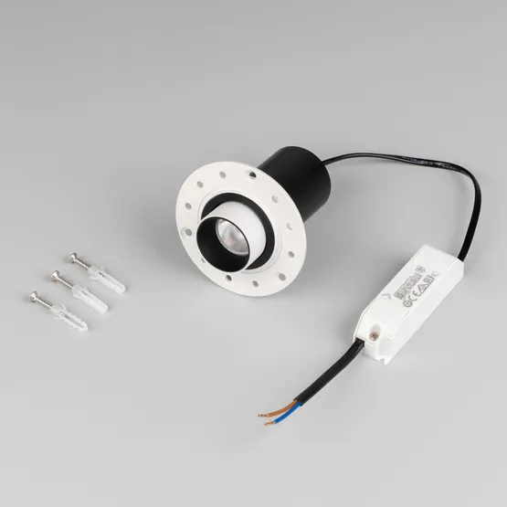 Фото #2 товара Светильник SP-NUANCE-TRIMLESS-PULL-R35-7W Day4000 (WH, 36 deg, 230V) (Arlight, IP40 Металл, 5 лет)