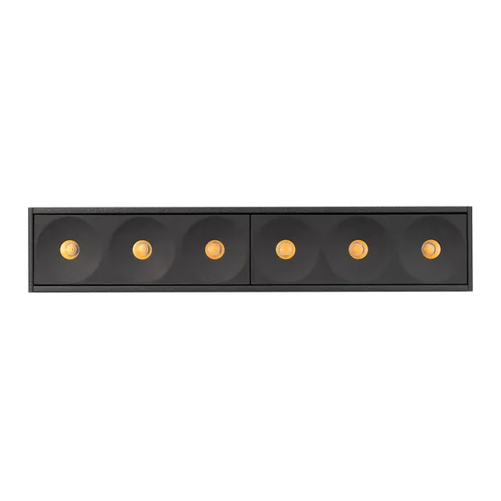 Фото #2 товара Светильник MAG-DARK-45-L400-12W Warm3000 (BK, 20 deg, 24V) (Arlight, IP20 Металл, 5 лет)