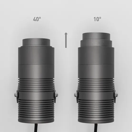 Фото #2 товара Светильник ALT-RAY-ZOOM-R89-25W Warm3000 (DG, 10-40 deg, 230V) (Arlight, IP67 Металл, 3 года)