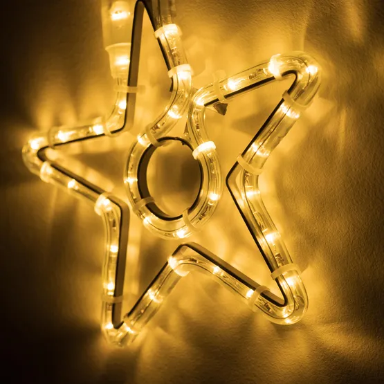 Фото #2 товара Фигура светодиодная ARD-STAR-M4-200x220-36LED Warm (230V, 2.5W) (Ardecoled, IP65, 1 год)