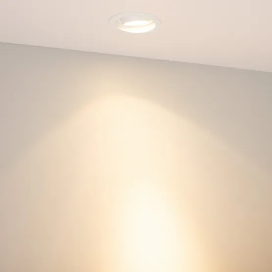 Фото #3 товара Светильник MS-VORTEX-BUILT-R90-12W Warm3000 (WH-WH, 20 deg, 230V) (Arlight, IP20 Металл, 5 лет)