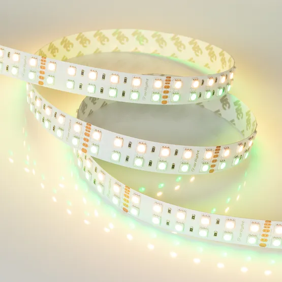 Фото #2 товара Светодиодная лента RT-B144-19mm 24V RGBW-Warm (32 W/m, IP20, 5060, 5m) (Arlight, Открытый)