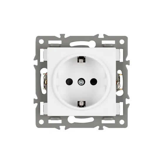 Фото #3 товара Механизм электрической розетки SCT-MEU1-PL-WH (250V, 16A) (Arlight, -)