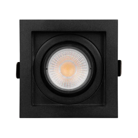 Фото #2 товара Светильник MS-VORTEX-BUILT-S90x90-12W Warm3000 (BK-BK, 40 deg, 230V) (Arlight, IP20 Металл, 5 лет)