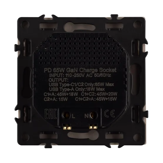 Фото #4 товара ARL NOBE USB Розетка тип А+С+С софт-тач кашемир SCT-MUACC-SFPL-FC-CA (65W, QC3) (Arlight, -)
