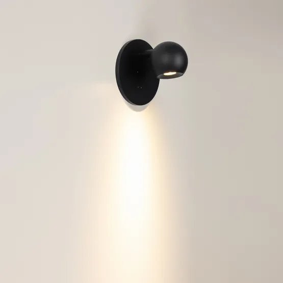 Фото #2 товара Светильник SP-OTTORI-WALL-CHARGE-6W Warm3000 (BK, 30 deg, 230V, USB-C) (Arlight, IP20 Металл, 3 года)