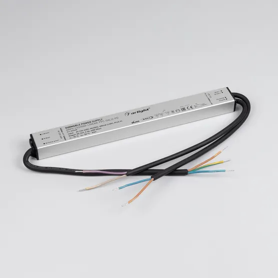 Фото #2 товара Блок питания ARPV-LG24060-LINEAR-PFC-DALI2-PD (24V, 2.5A, 60W) (Arlight, IP67 Металл, 5 лет)