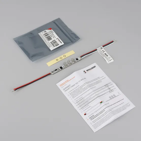 Фото #2 товара INTELLIGENT ARLIGHT Диммер SMART-PWM-102-12-MIX-IN (5-24V, 2x2A, 3-button, SENS) (IARL, Контроллер)