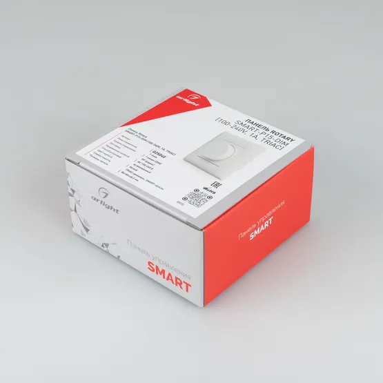 Фото #3 товара Панель SMART-P15-DIM-IN White (230V, 1A, TRIAC, Rotary, 2.4G) (Arlight, IP20 Пластик, 5 лет)