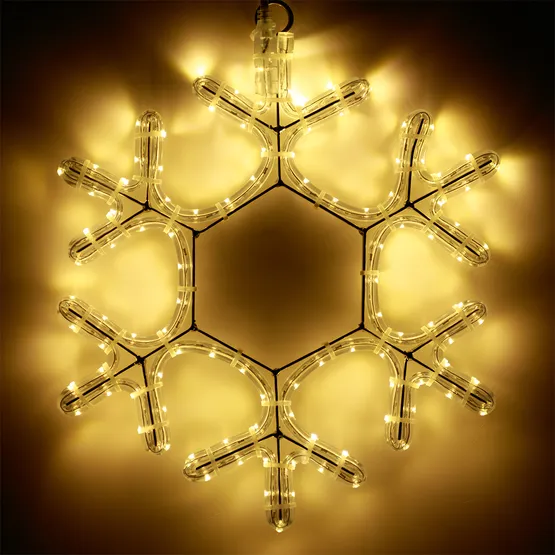 Фото #1 товара Фигура cветодиодная ARD-SNOWFLAKE-M7-450x375-108LED Warm (230V, 6.5W) (Ardecoled, IP65, 1 год)