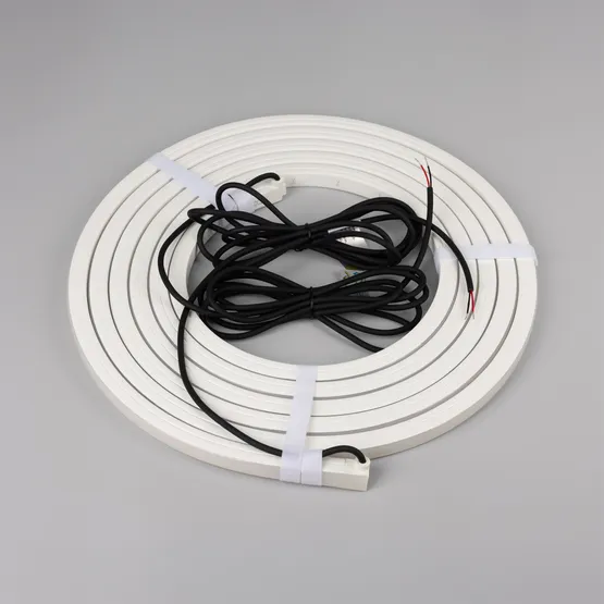 Фото #4 товара Светодиодная лента герметичная NOVA-TOP-PU-A120-16x15mm 24V Day4000 (10 W/m, IP68, 5m, wire x2) (Arlight, Полиуретан)