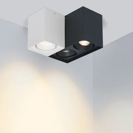 Фото #4 товара Светильник SP-CUBUS-S100x100BK-11W White 40deg (Arlight, IP20 Металл, 3 года)